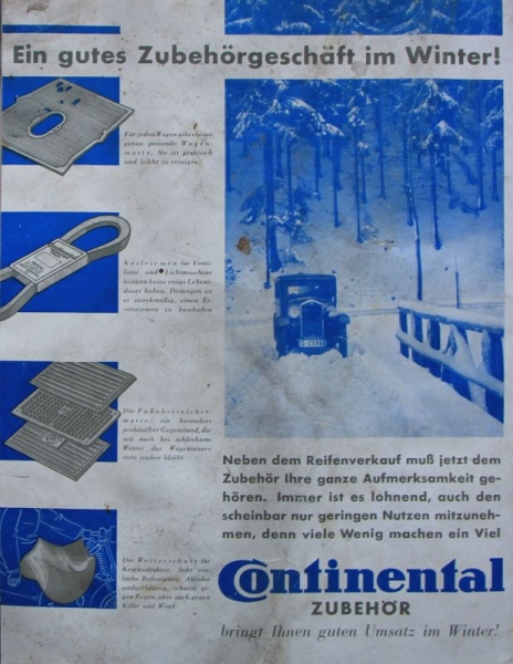 "Der Continental Haendler" Continental Magazine 1934 (5730)